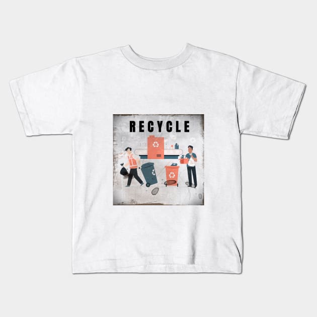 RECYCLE Kids T-Shirt by MilenaS